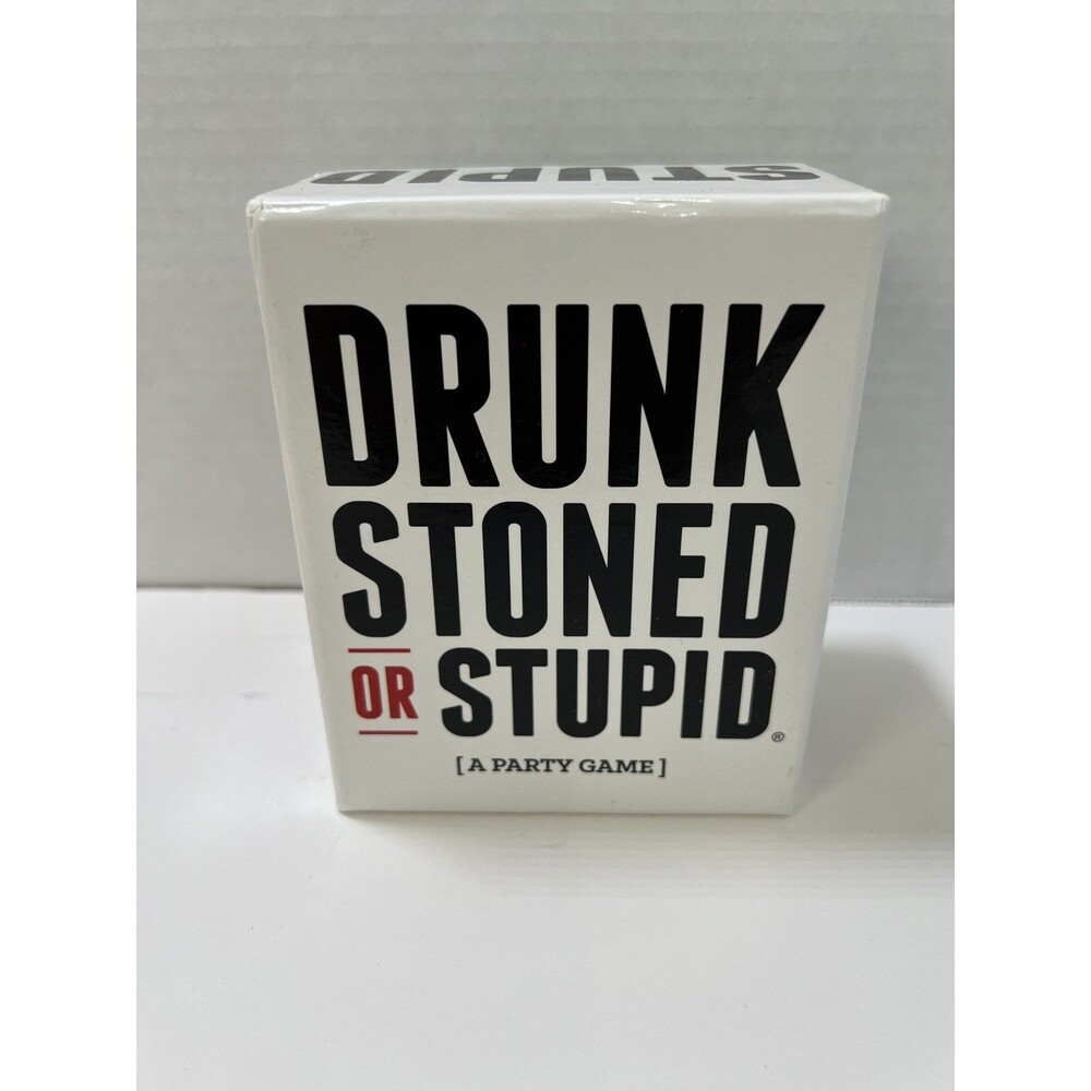 Drunk Stoned Or Stupid (A Party Game) adult card game DSS Games 250 prompt cards